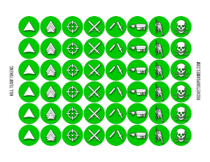 Kill Team Tokens---Green
