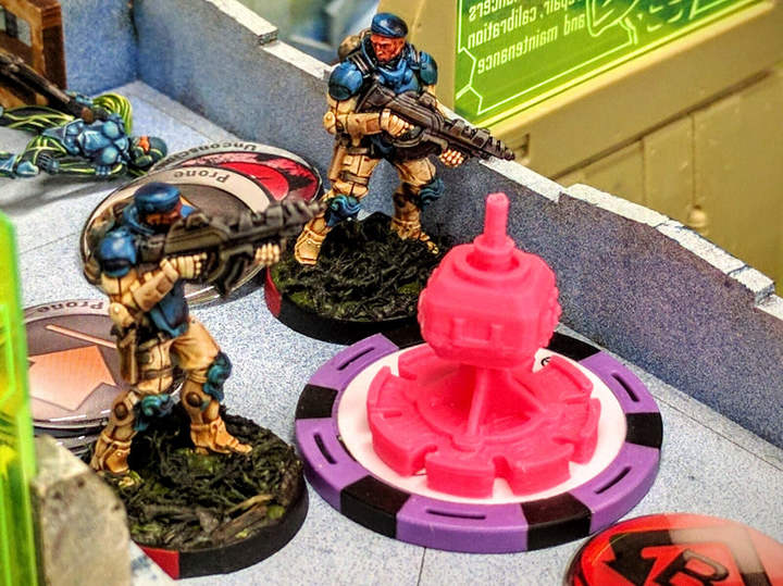 Fusiliers storm onto a beacon objective.