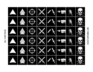 Kill Team Tokens---Black