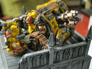Alternate Thunderfire Cannon in an Imperial Fists army.