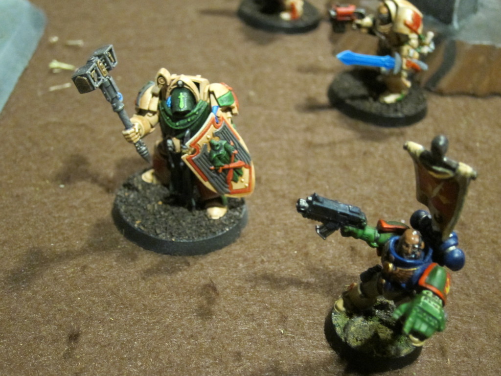 Belial and Scolirus lead the forward charge.