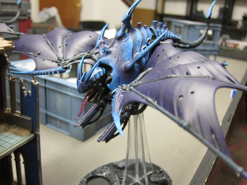 Mike P's Tyranid swarm sweep the skies clean.