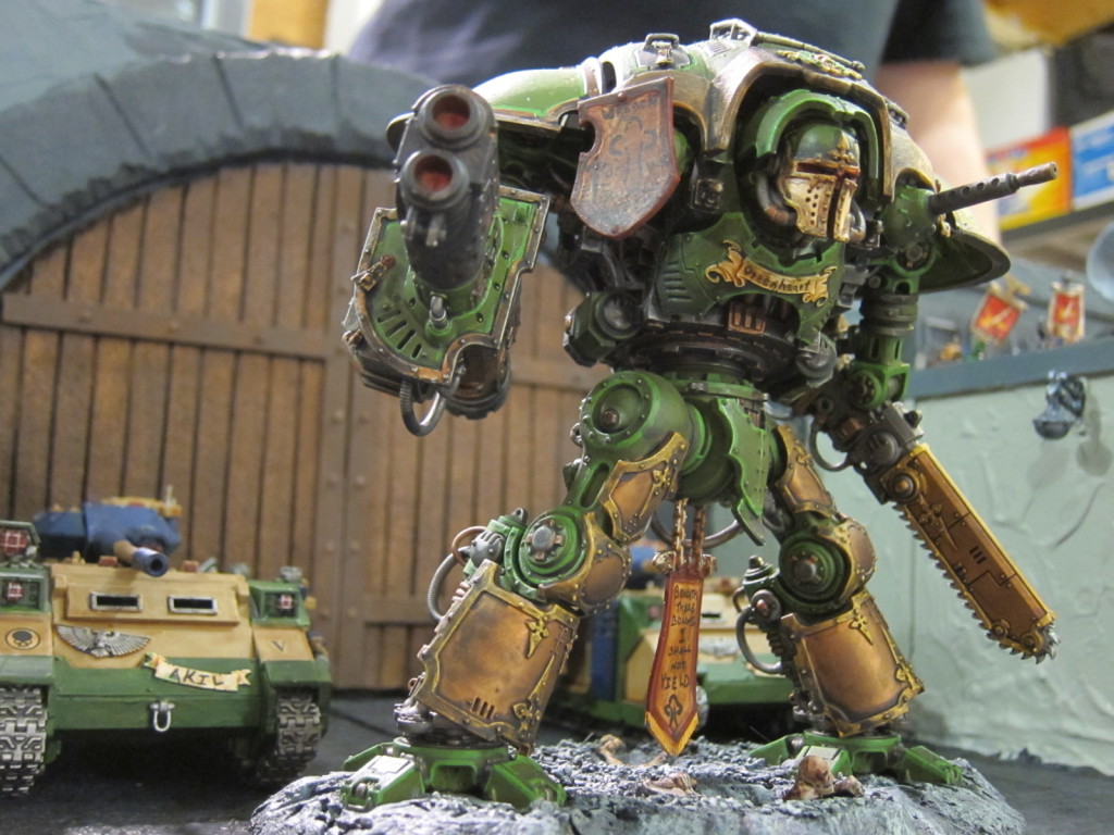 The Knight Errant Greenheart marches to war.