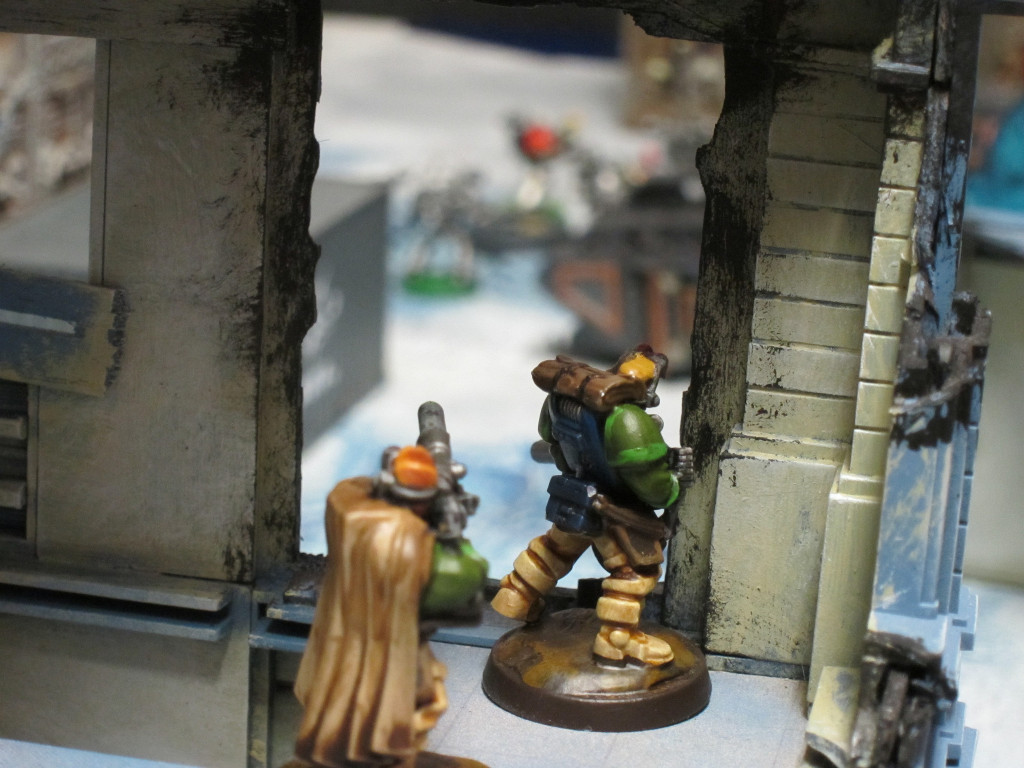 The Kingbreakers' emphasis on Scout skills and long term survival missions continues to this day. Here Kingbreakers Scouts monitor a developing situation on an ice world colony.