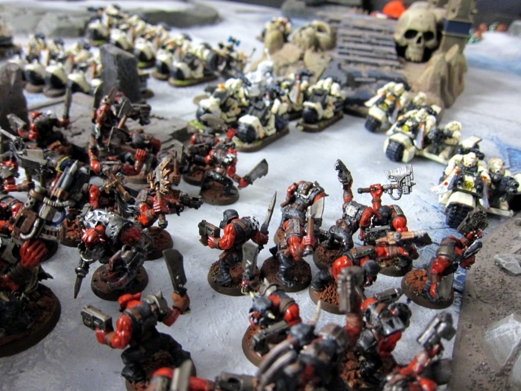 Orks and White Scars engage in a frenzy of speed and close combat.