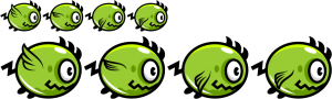 Standard and hi-res spritesheets for the flappy monster.