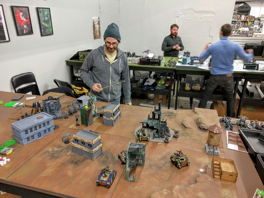 Top of Turn 2, Necron move.