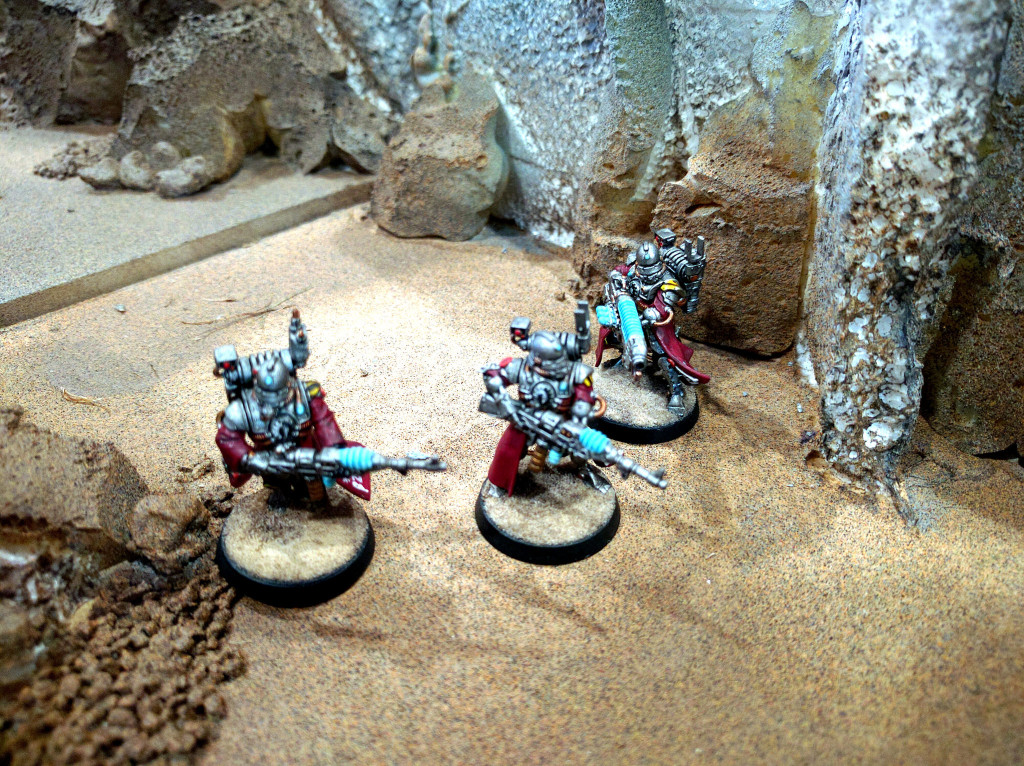 Skitarii work their way underground...