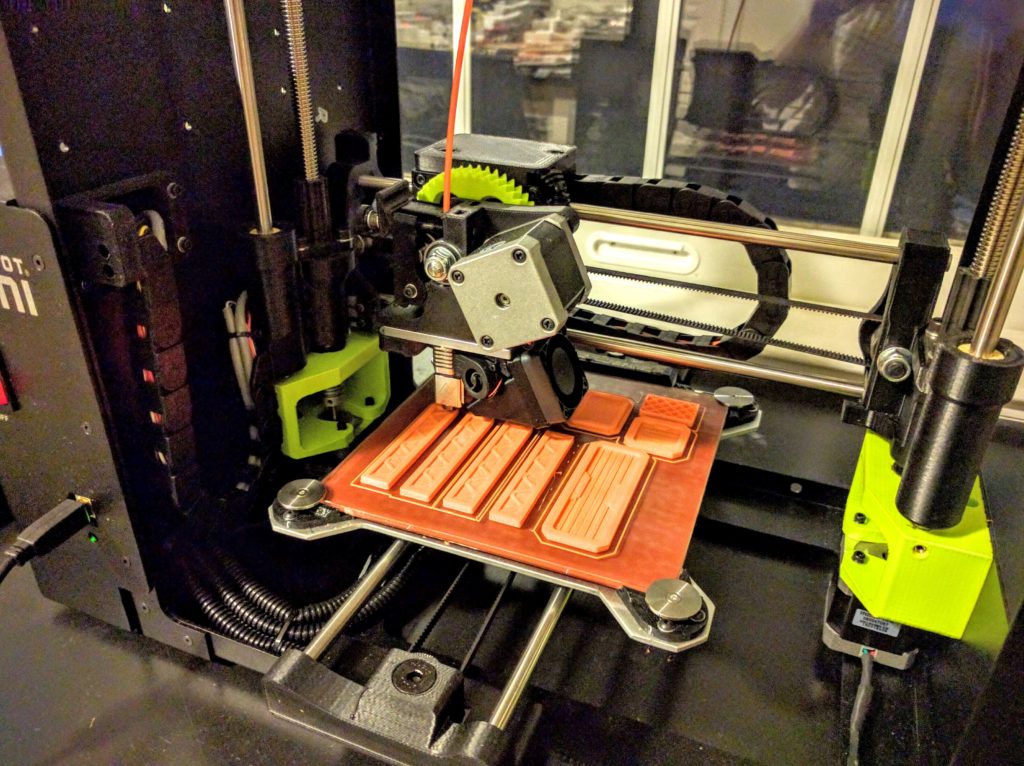 Printing some doors and other pieces (not all for these builds).