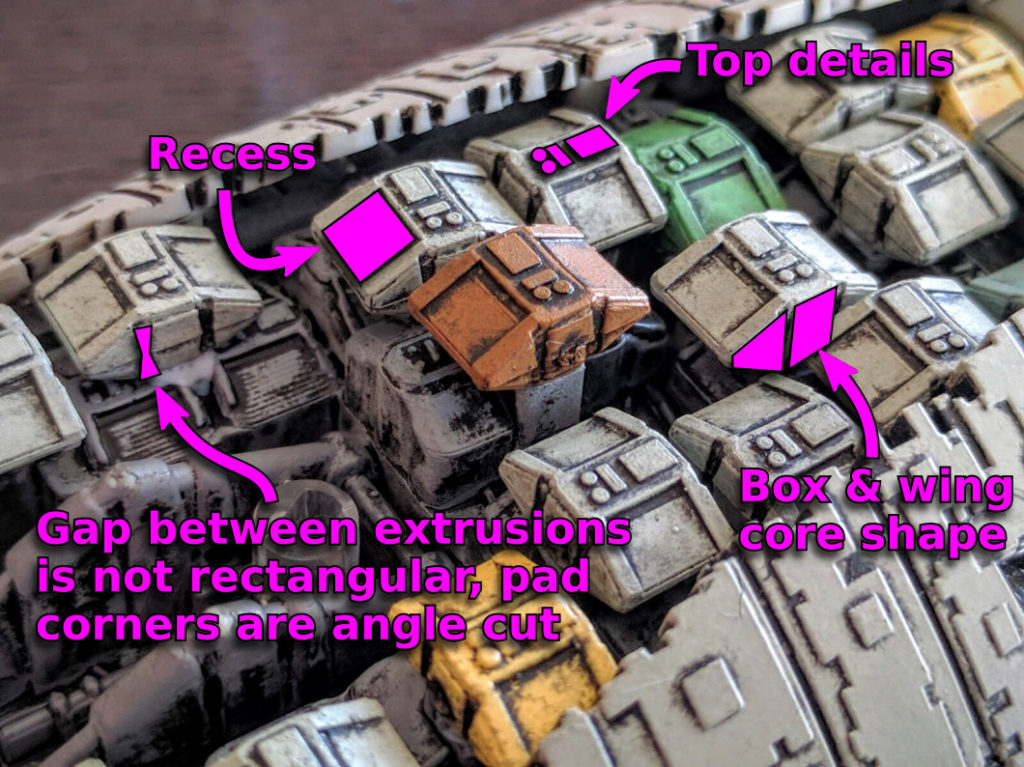 Cargo pod deconstruction.