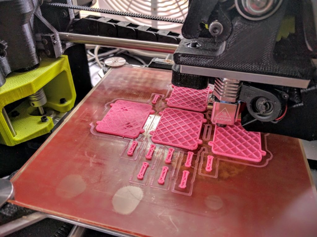 Printing an initial batch of tokens.