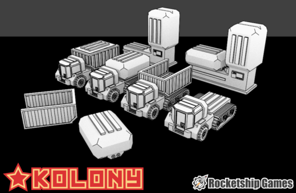 Utility Truck and Fuel Station